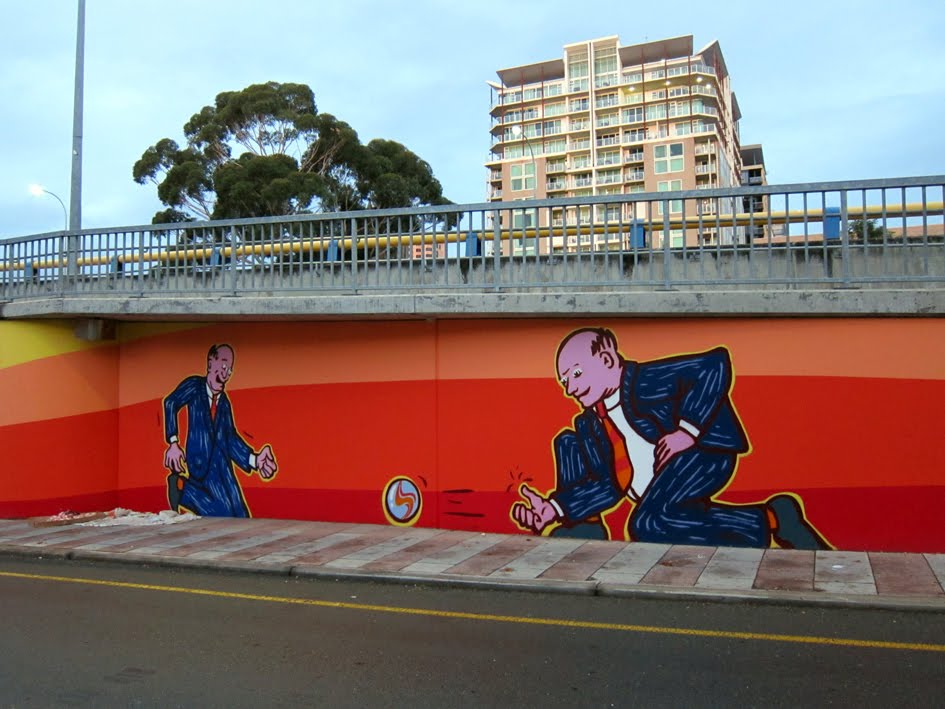 >ADELAIDE CITY COUNCIL MURAL COMMISSION JAMES DODD