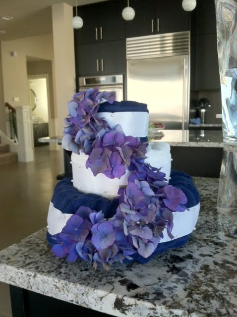 Bridal Shower Gift Idea Towel Cake