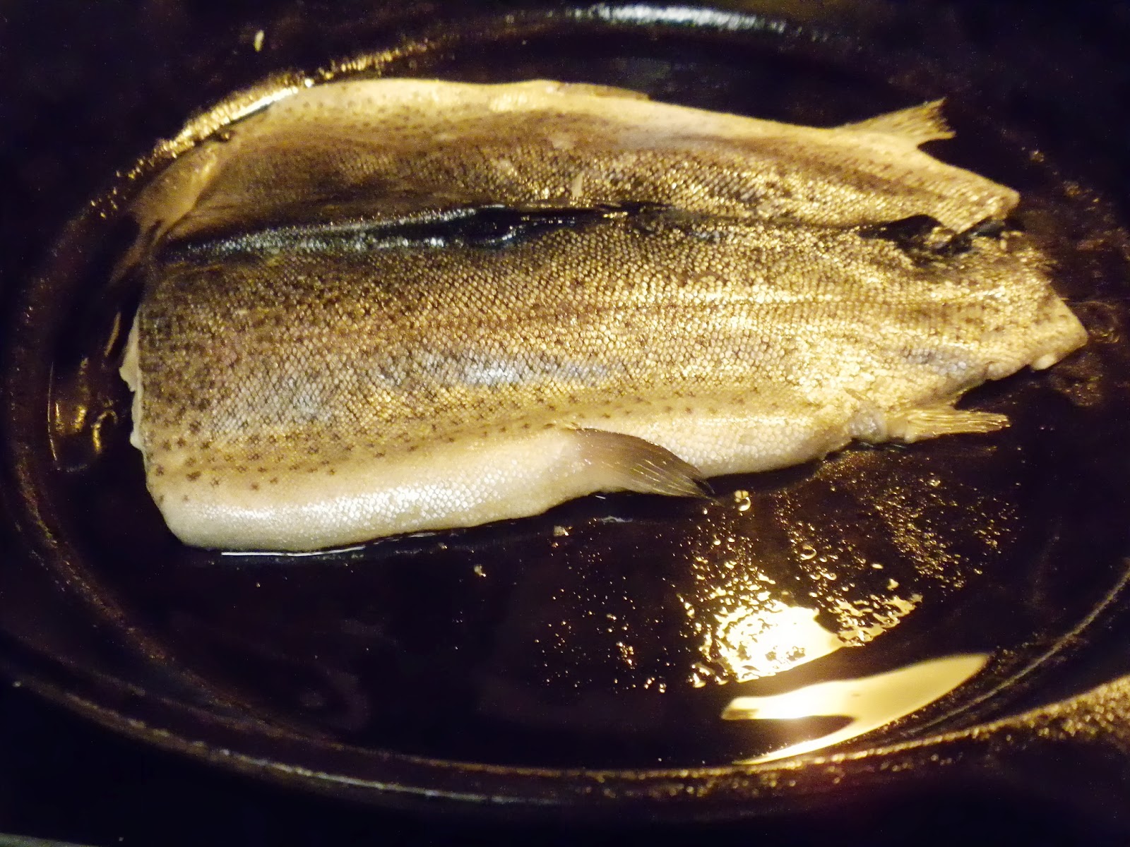 Simple Pan Seared Rainbow Trout