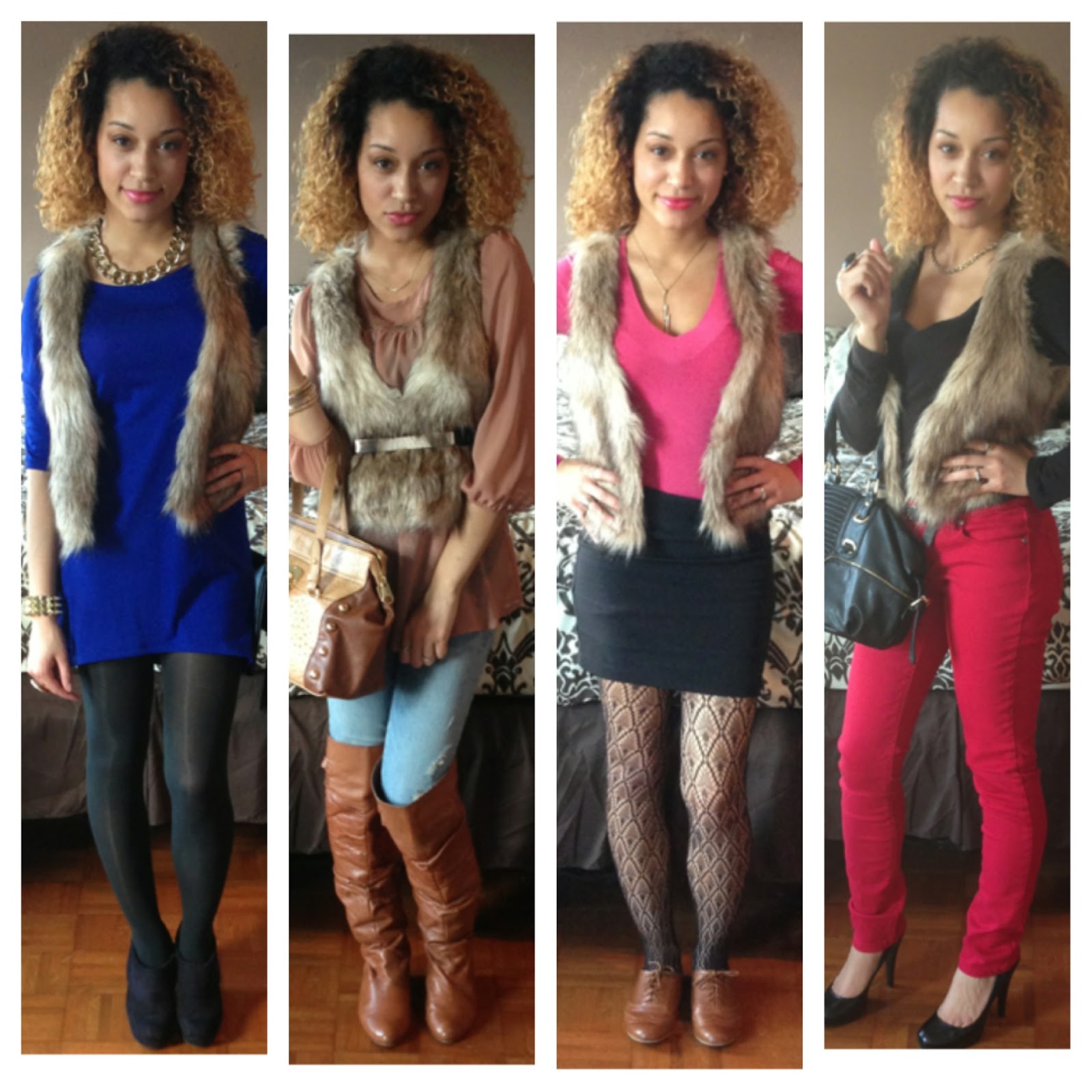 Zara Fur Vest