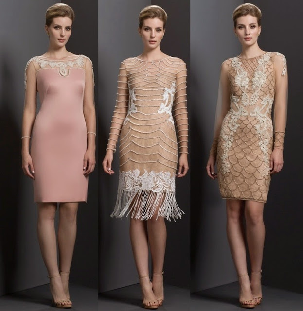 vestido de festa curto chique