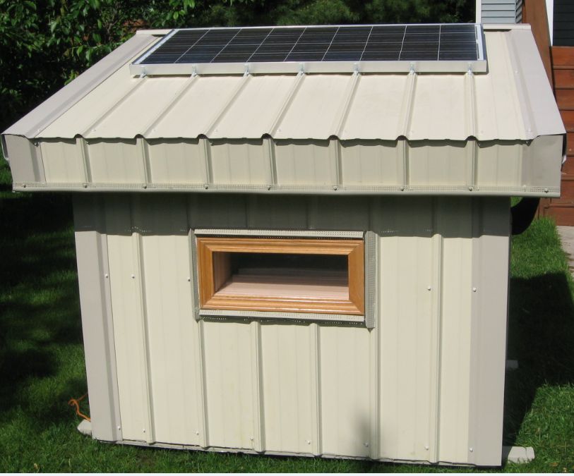 Solar Power Dog Houses cat and dog