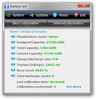 All in all, BatteryCare acts as a companion for you laptop battery. It ...