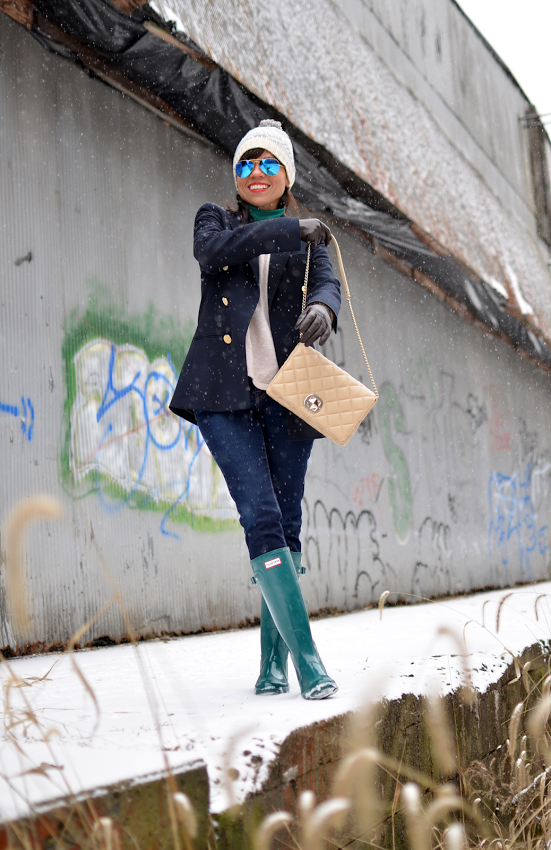 hunter tall boot bolsa