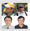 陳立民 Chen Lih Ming (陳哲) 的四小張合成方形照片，其中右下張攝於 2005 年，其餘三張攝於 2011~2015 年之間。