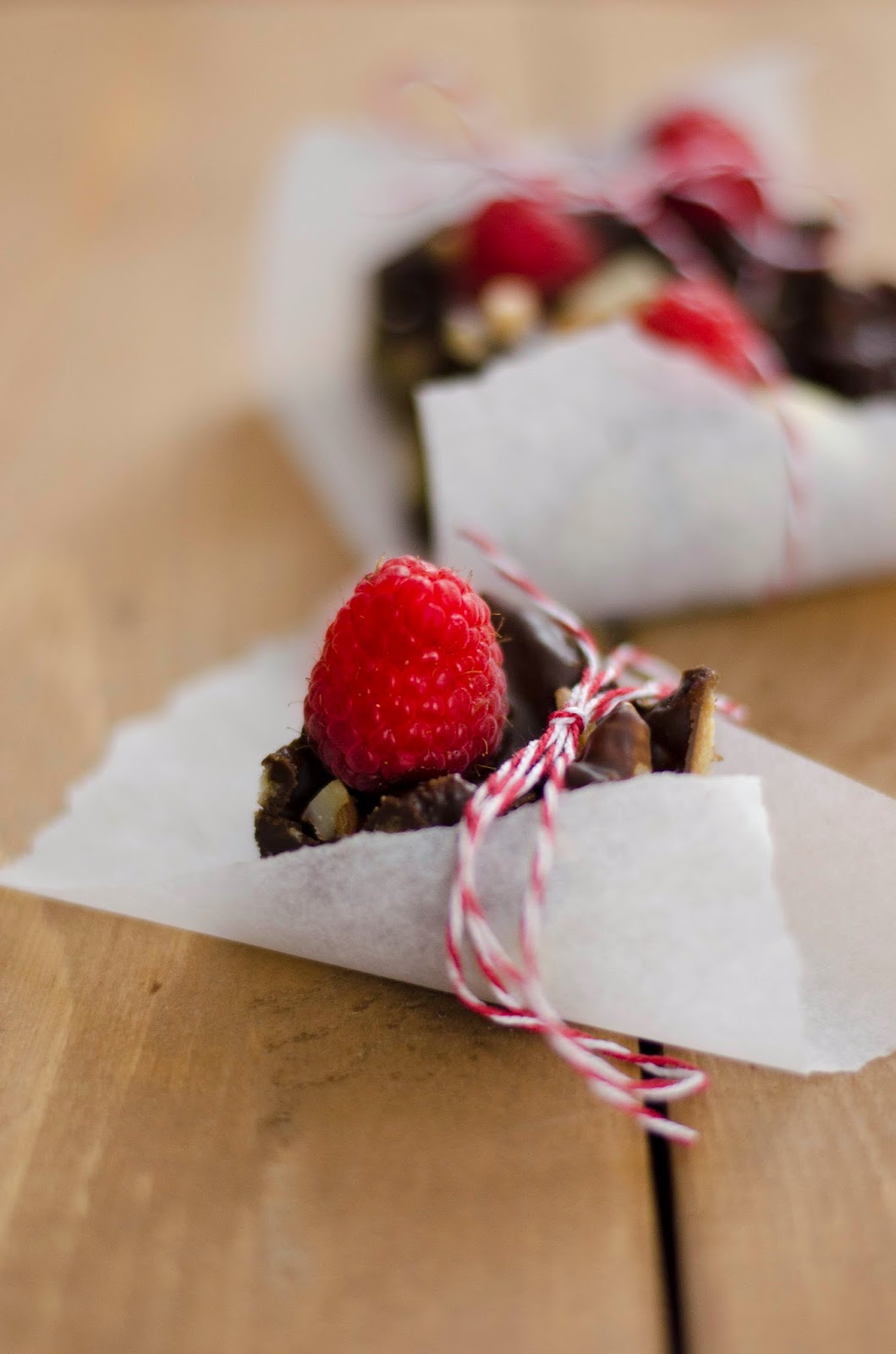 Chocolate Walnut Toffee Cake Bars with Raspberry Topping The Sunday