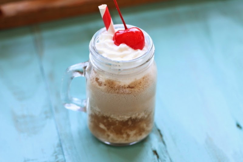 That's so Michelle... Rum and Coke Ice Cream Float Shots