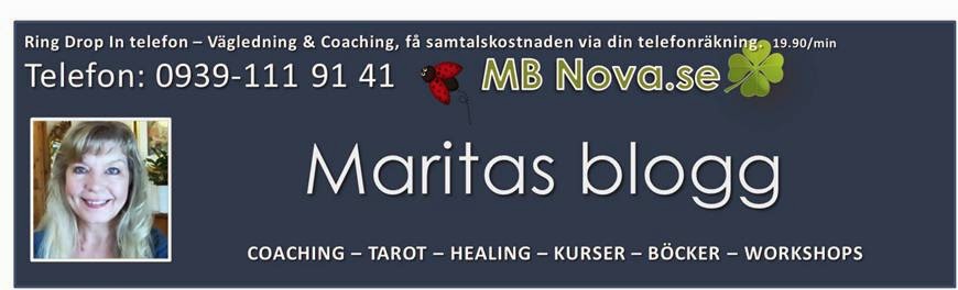Marita på MB Nova - Coach, Tarotkonsult, Inspiratör och Entreprenör