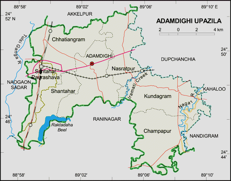 Lalmonirhat District Map