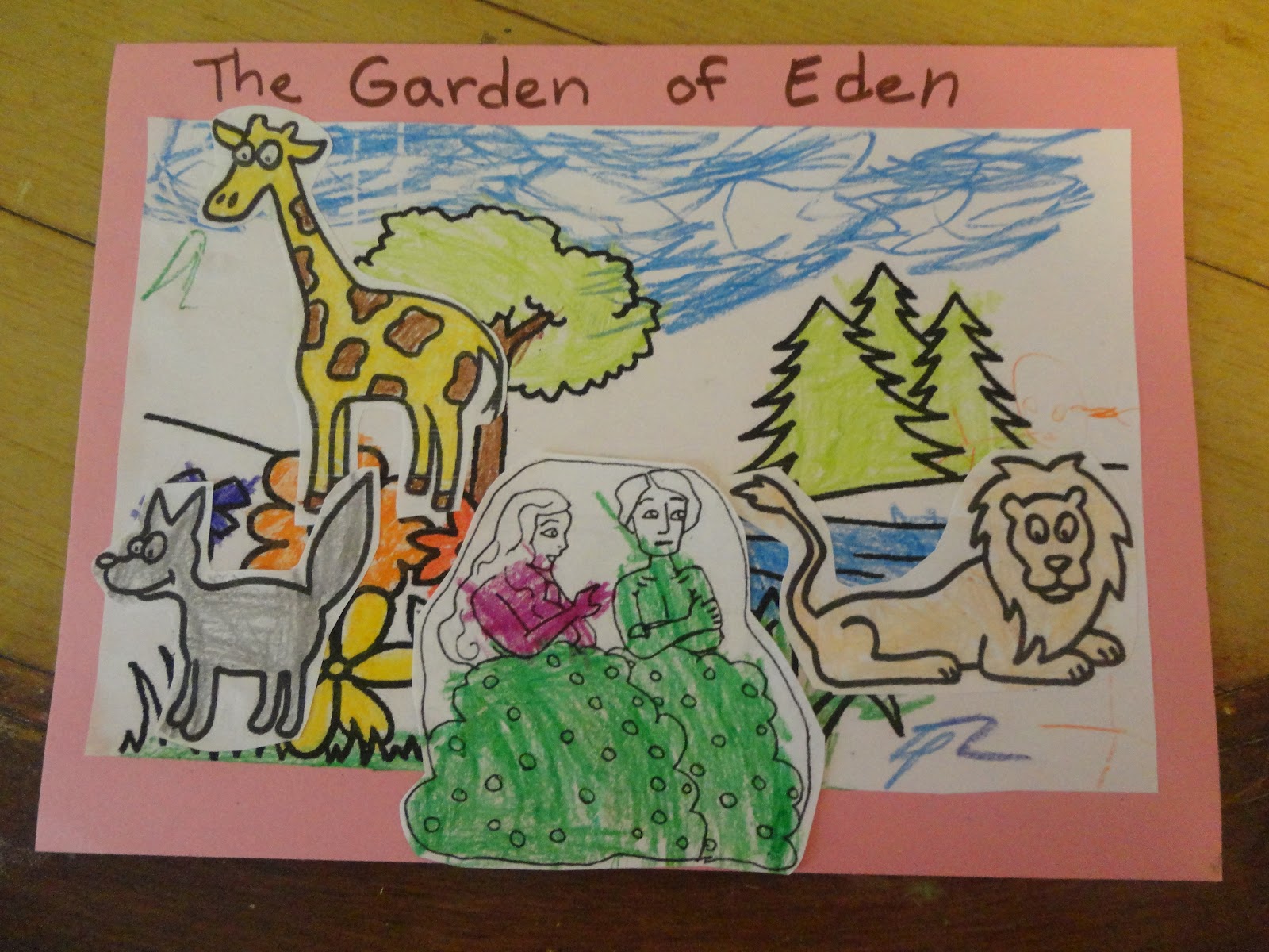 Tiny Hearts Blog Lesson 10 Intro to Garden of Eden and Adam and Eve