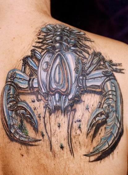 3D Metal Scorpion Tattoo Artwork 3D Metal Scorpion Tattoo Artwork