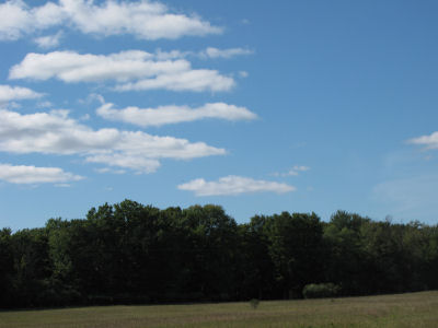 blue sky with clouds