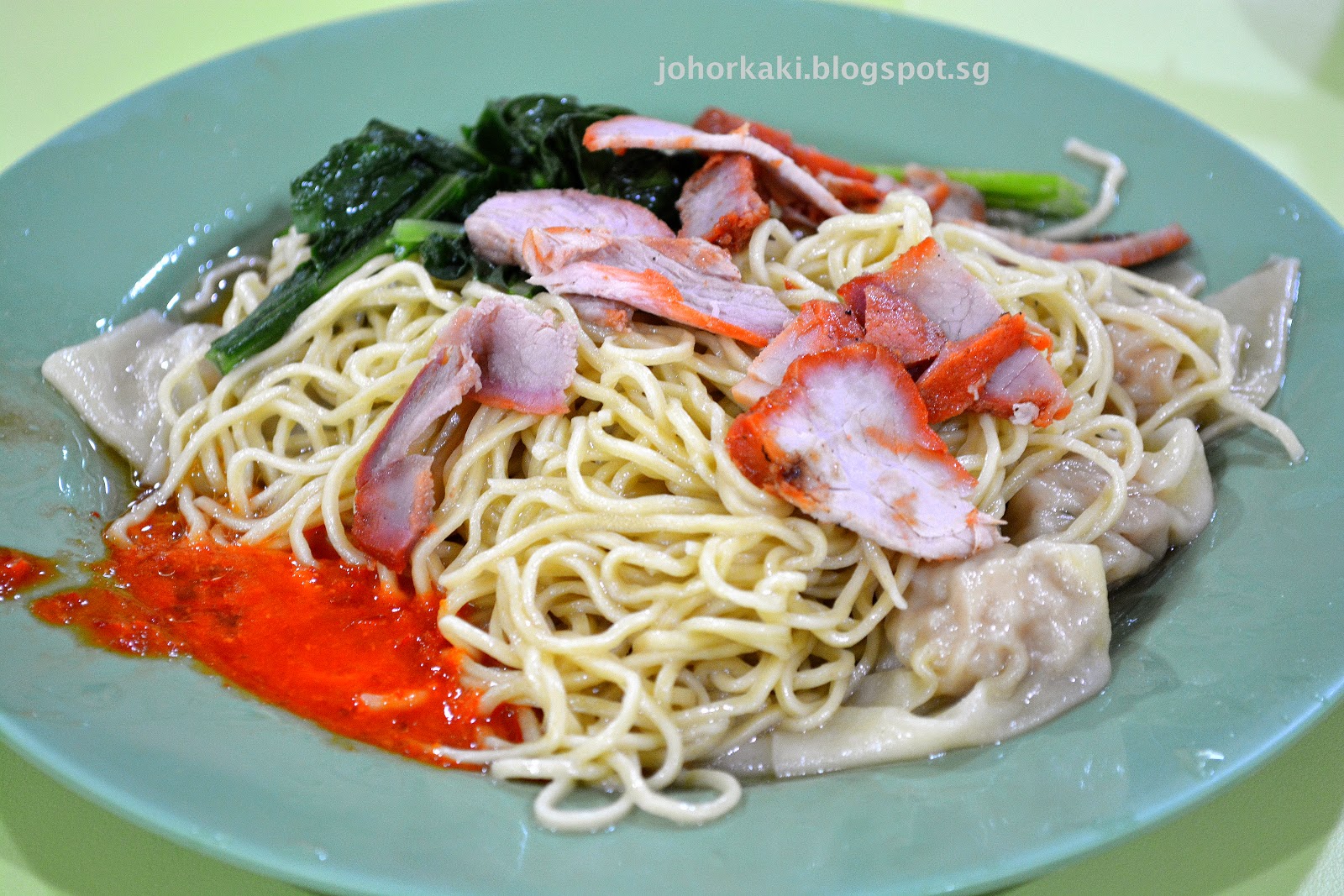 Dunman Road Char Siew Wanton Mee Singapore 德明叉烧云吞面 Johor Kaki Travels