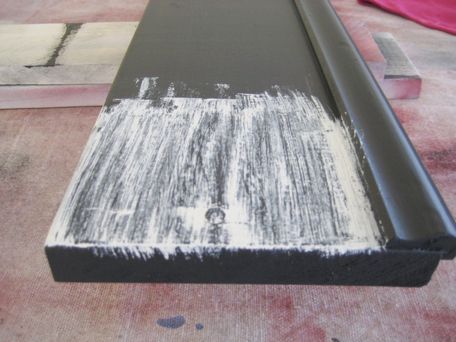 Happy At Home Painting Technique Scraping