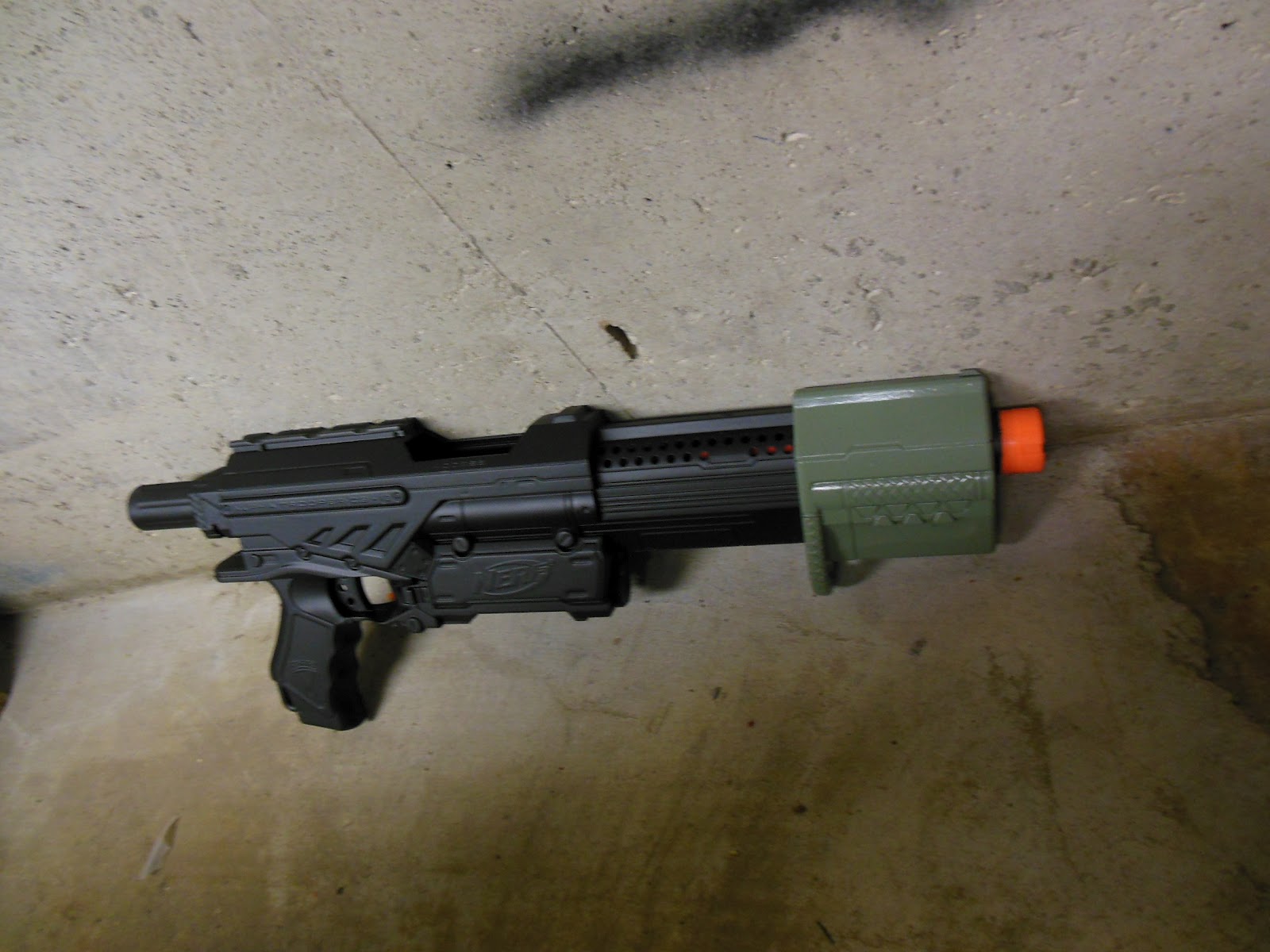Lasagna678 Nerf Mods: Walking Dead themed Alpha Trooper 