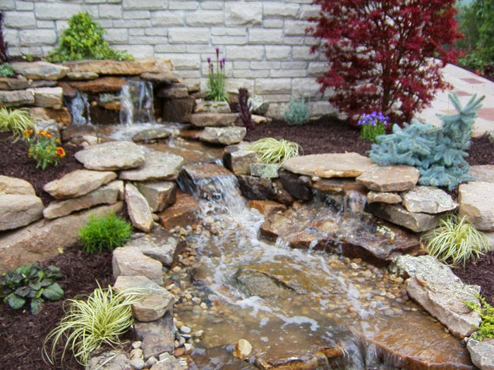 backyard pondless waterfalls outdoor goods