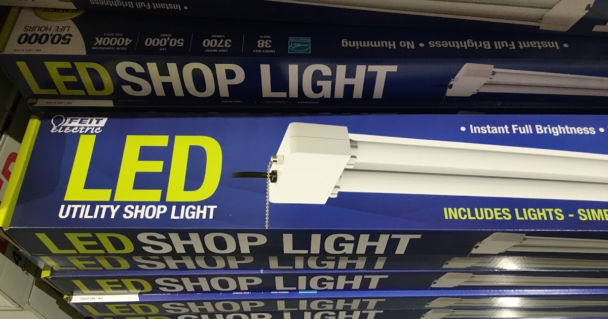 Feit Electric LED Utility Shop Light Costco Weekender