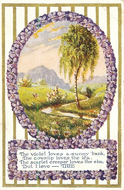 Antique Valentine Postcard-Royalty free-printable-via knickoftimeinteriors.blogspot.com
