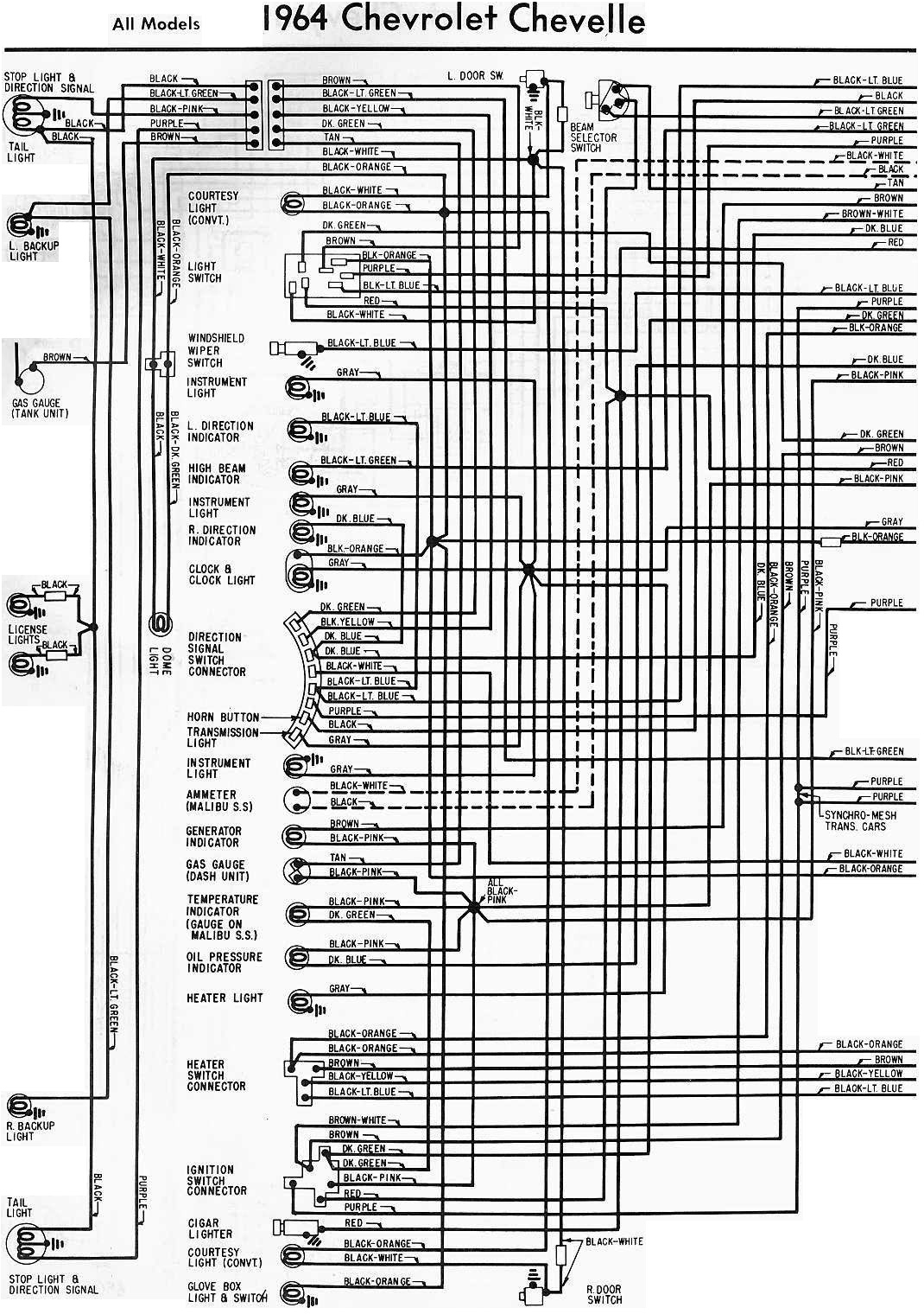 1964 Chevrolet Chevelle Wiring Diagram