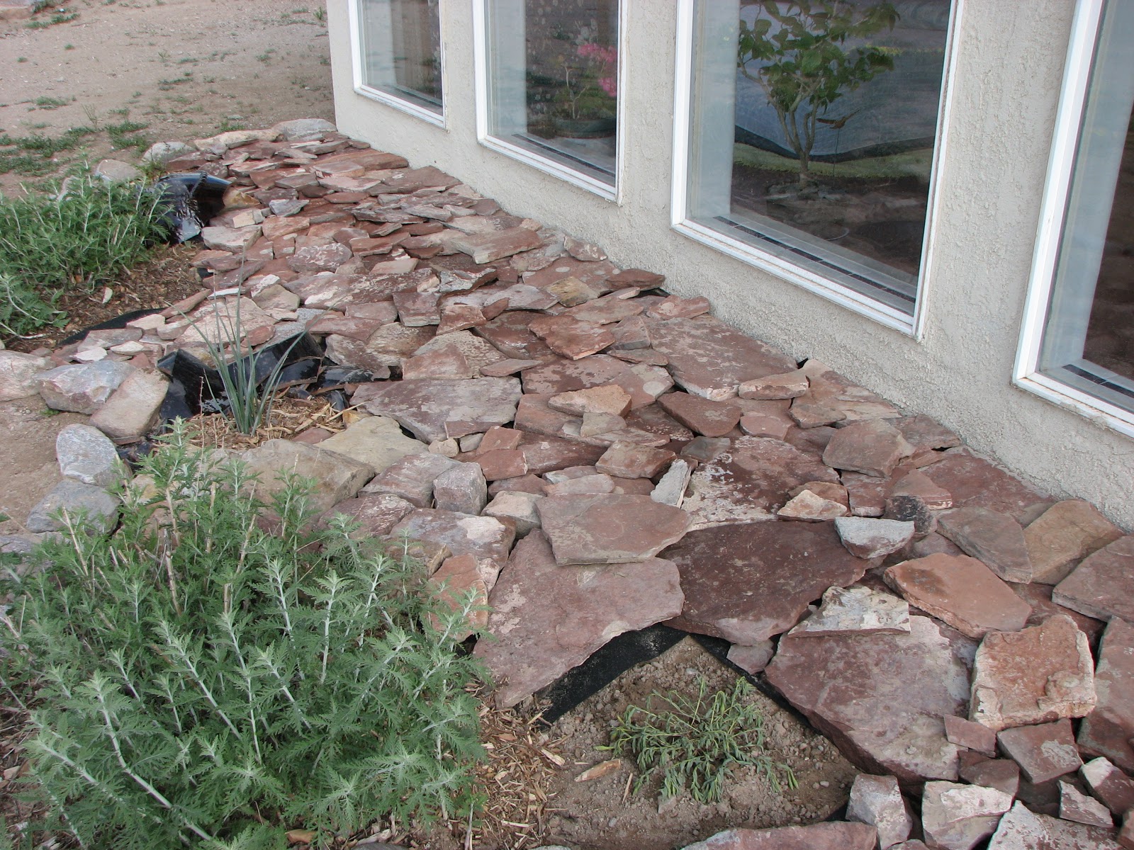 hilda's hideout Roof drip line