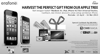 Erafone promo iPhone sampai 31 Mei 2013