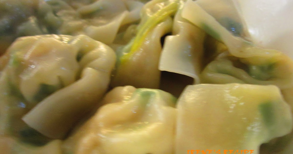 Irene's Recipe Kuchay Wanton Dumplings