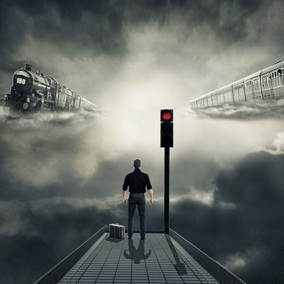 Manipulate a Surreal Sky Station Scene Manipulate a Surreal Sky Station Scene