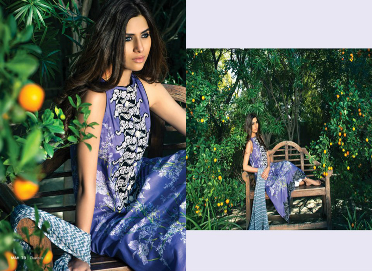 Spring/Summer Embroidery Lawn Dresses Collection 2013 By Manhoush