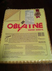 croatian lemon slice oblatne wafer sheets