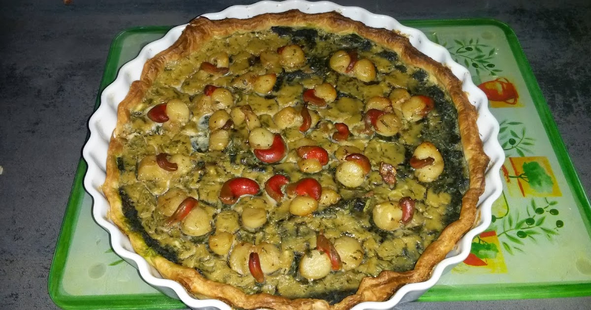 La Cuisine de Nanou: Tarte épinard et noix de st jacques La Cuisine de Nanou: Tarte épinard et noix de st jacques