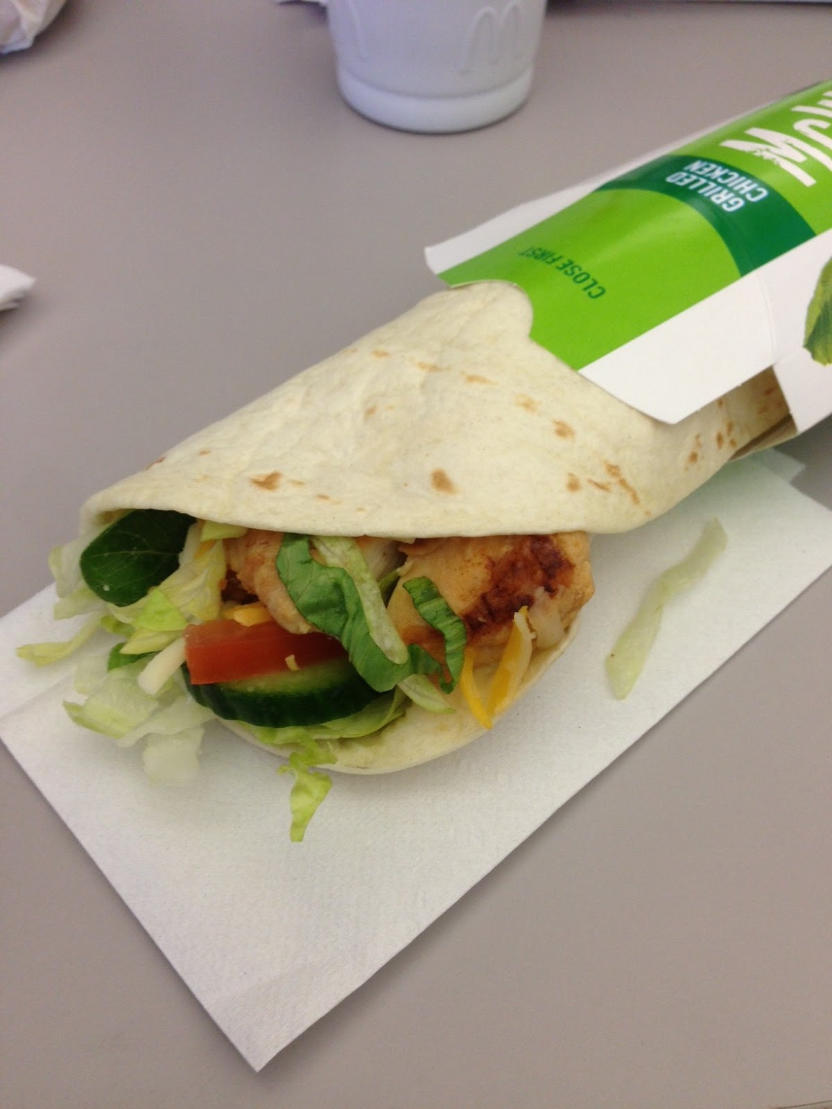 McDonald's McWrap Nick's a Food Snob