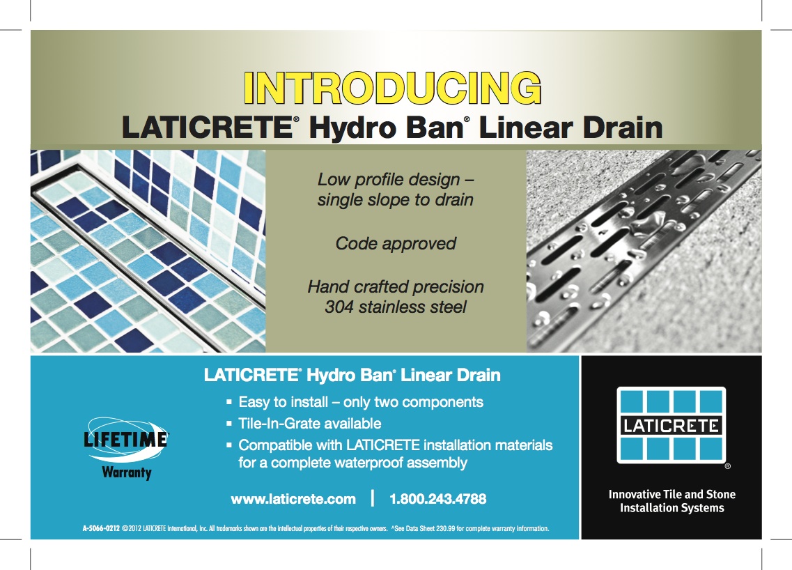Laticrete Conversations Linear Drains