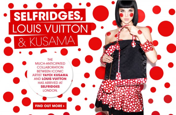 Yayoi Kusama for Louis Vuitton at Selfridges
