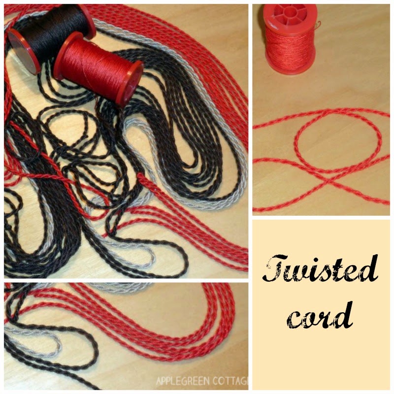 DIY twisted cord AppleGreen Cottage