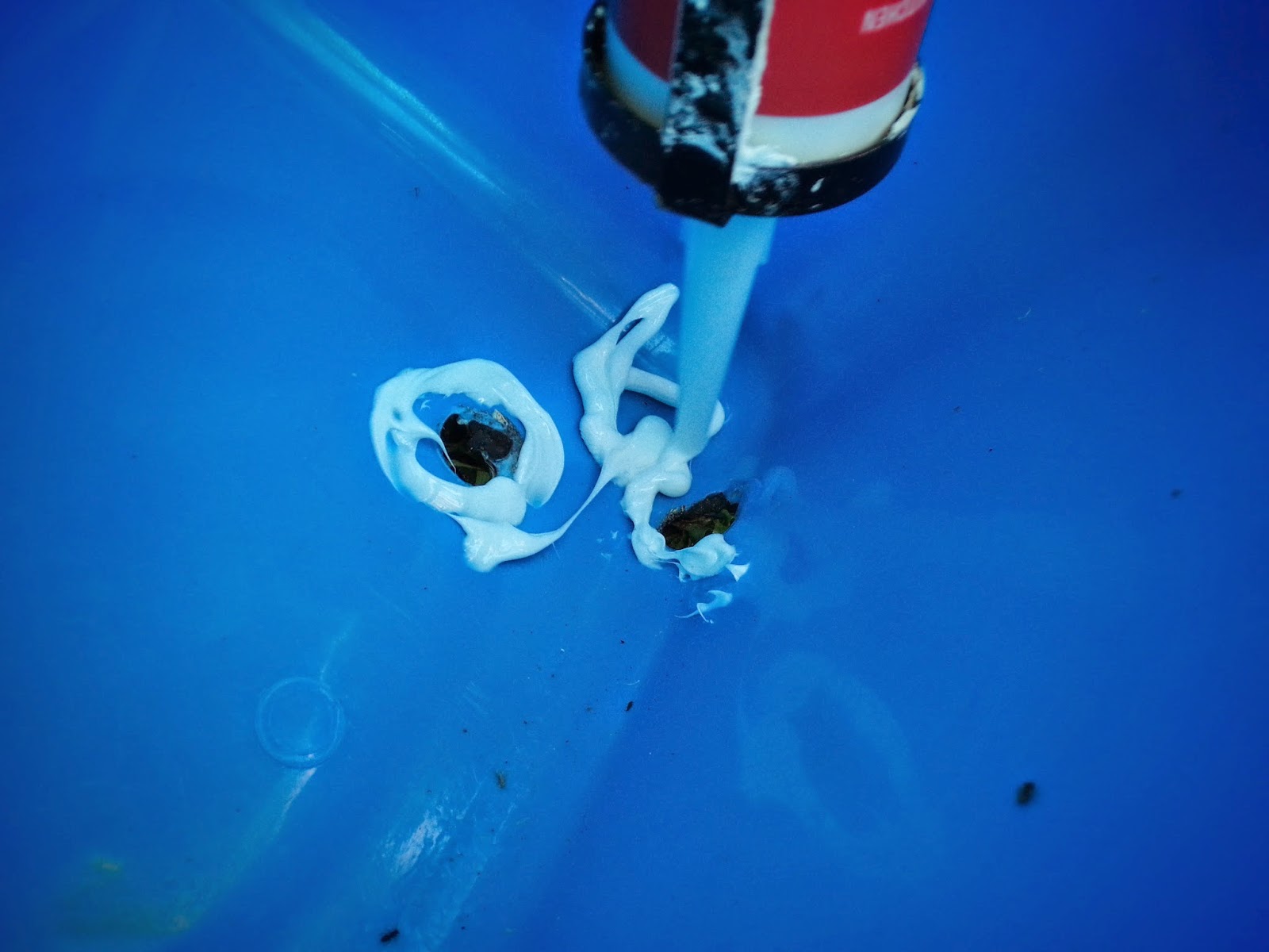 Fixing holes in plastic buckets!