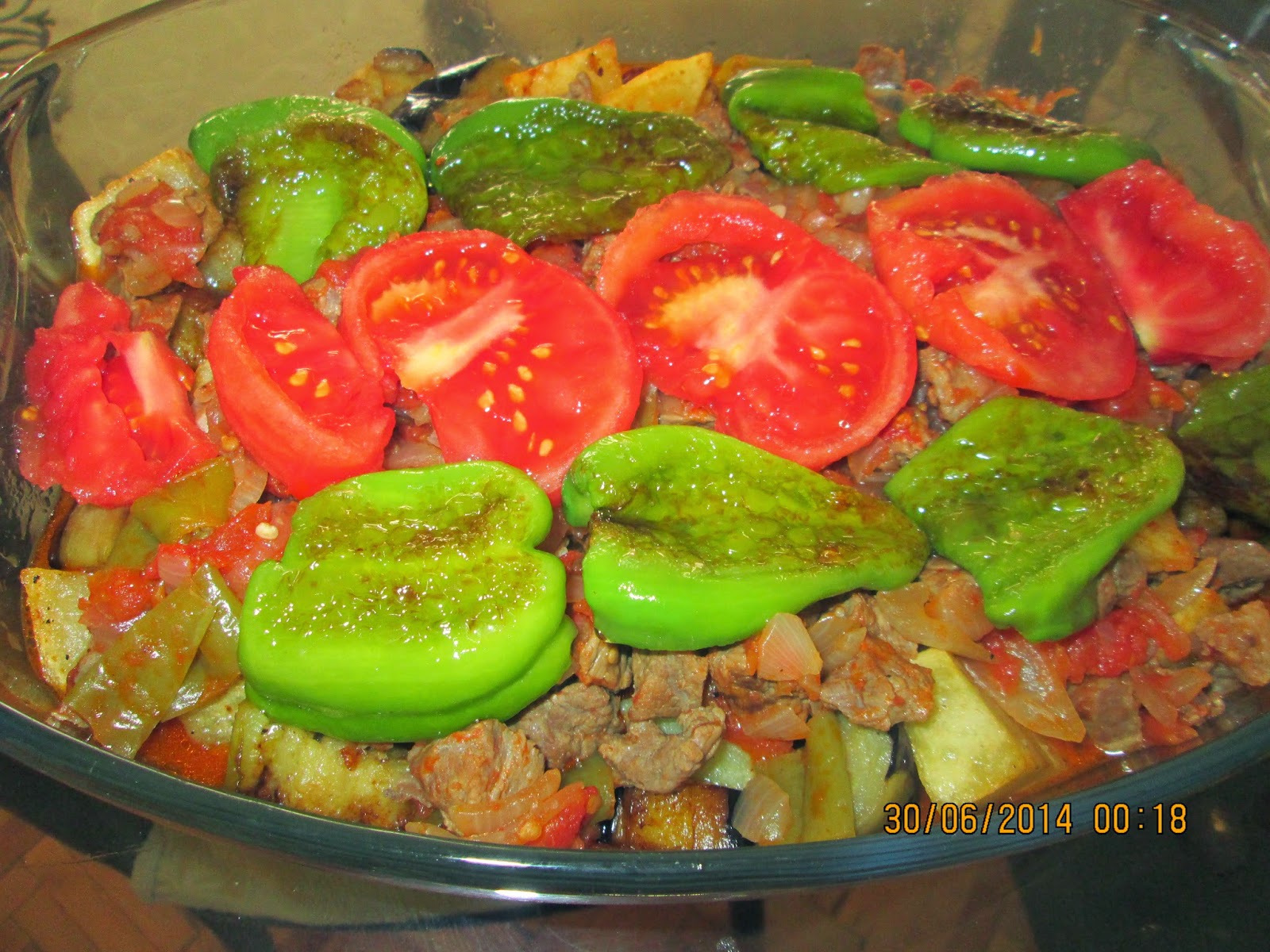 GÜLÜN MUTFAĞI fırında patlıcan kebap