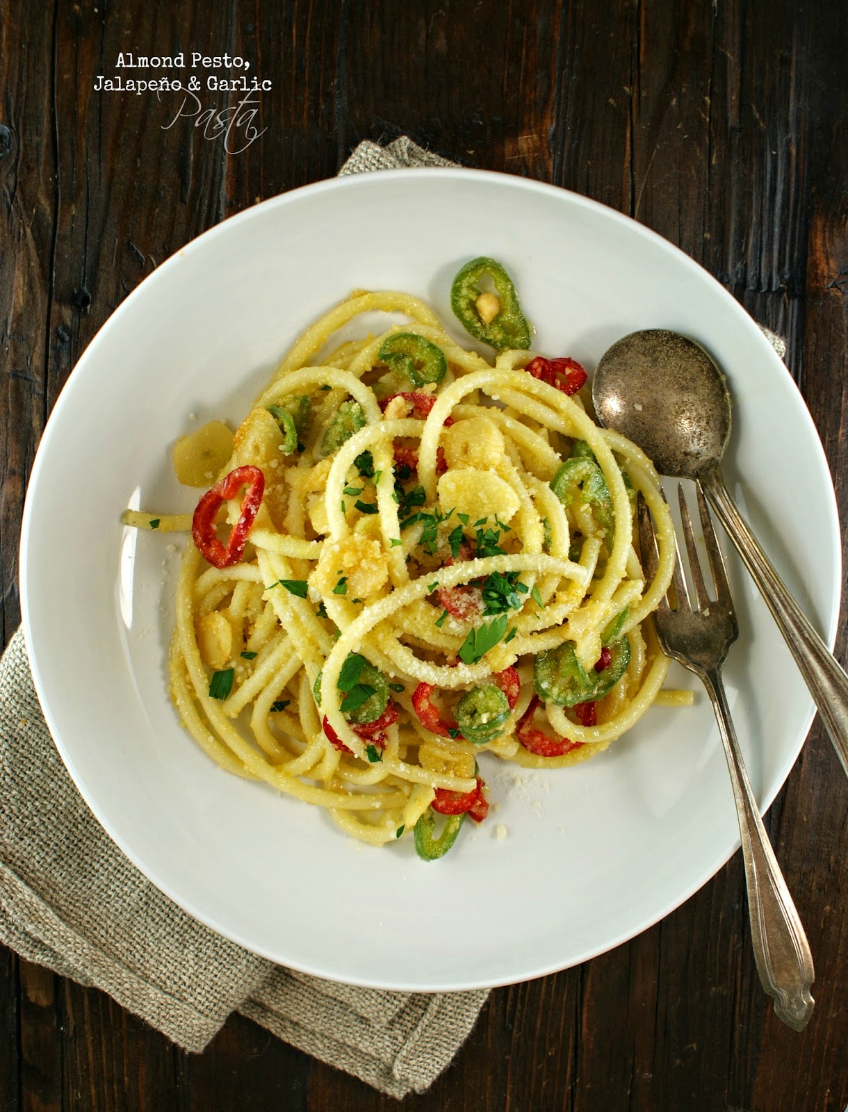 Authentic Suburban Gourmet Almond Pesto, Jalapeno & Garlic Pasta