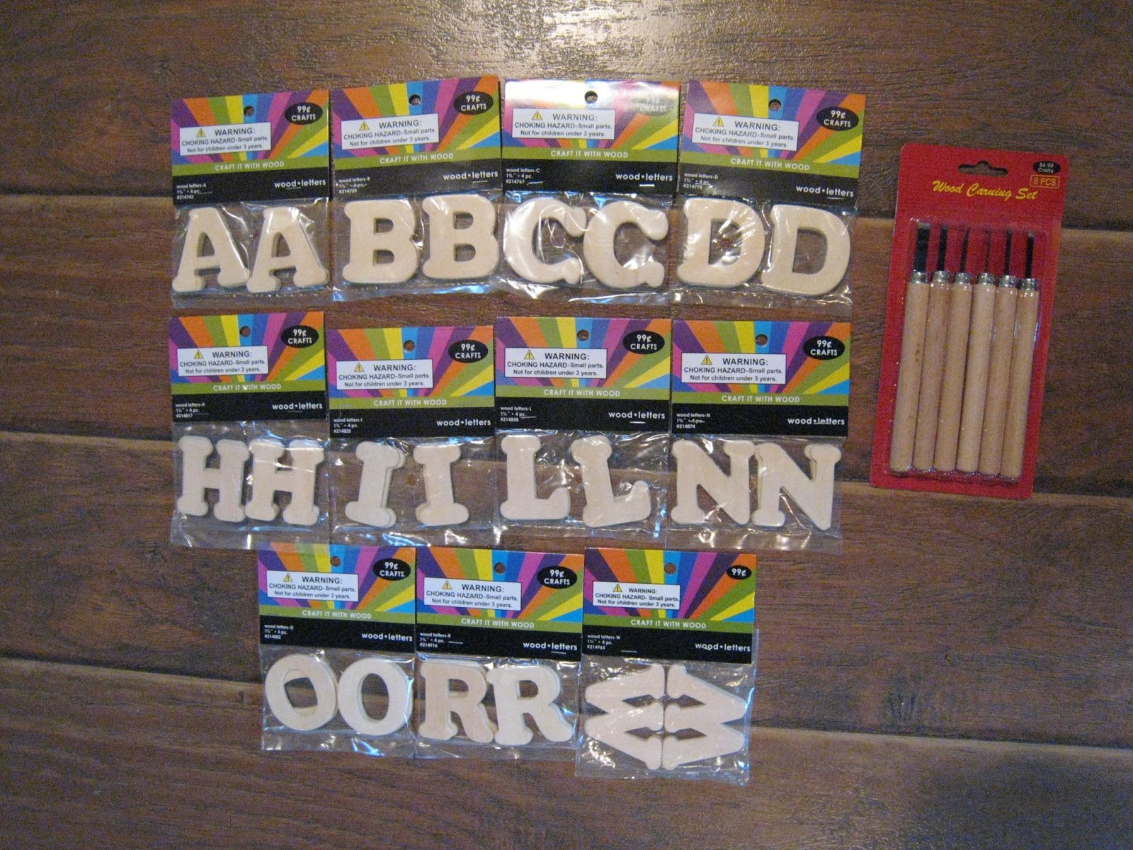 Rhody Life DIY Chiseled Wood Letters