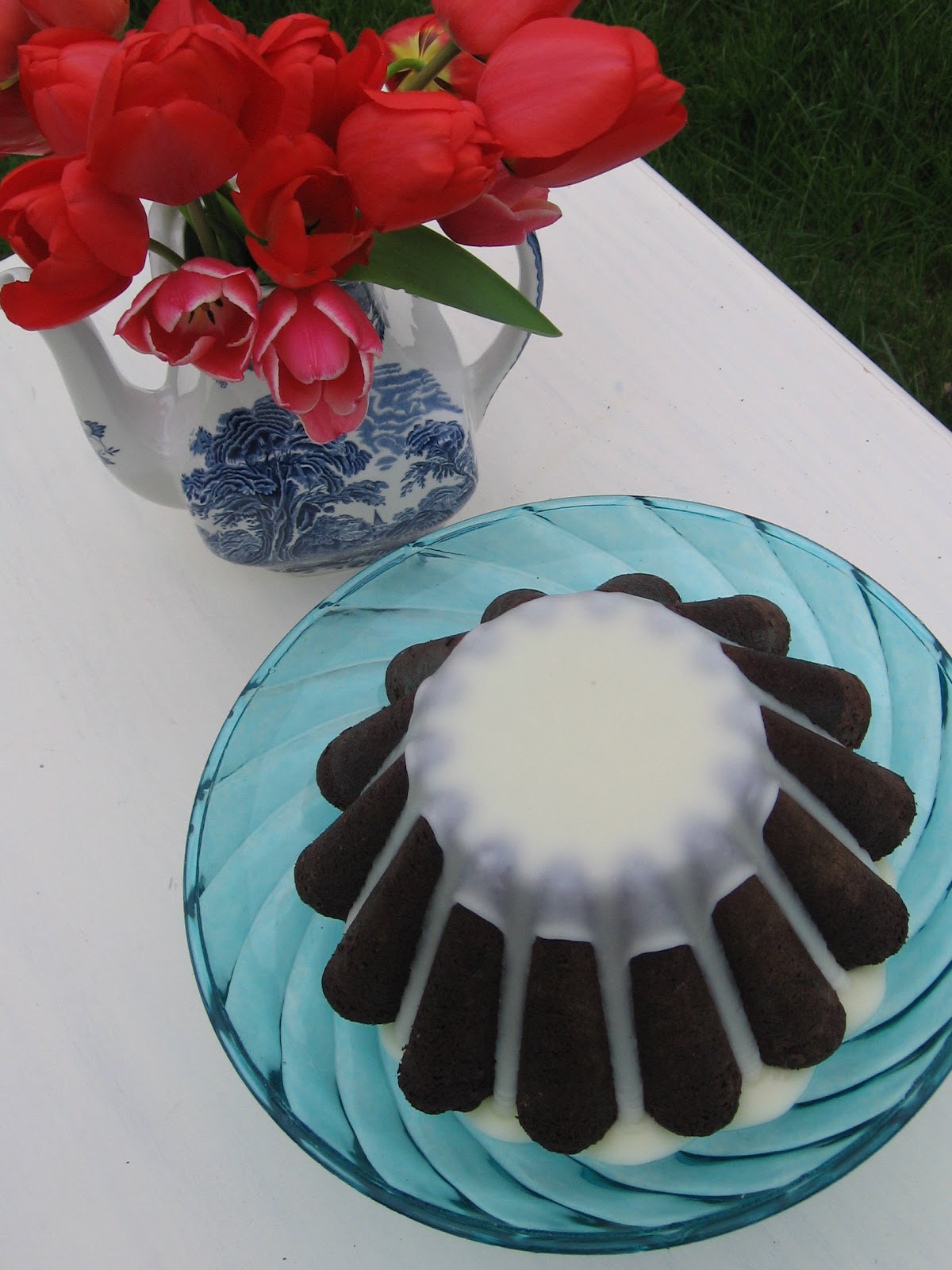 ILost in Austen Chocolate Cream Cheese Pound Cake