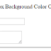 Change TextBox Background color on Focus using CSS