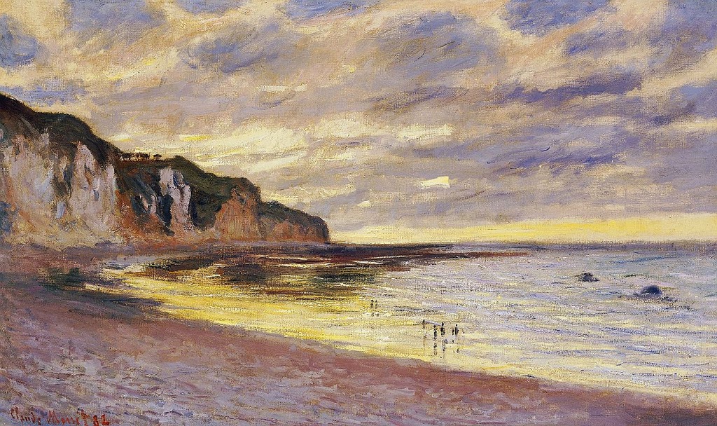 Pointe de l'Ailly, marée basse (1882)