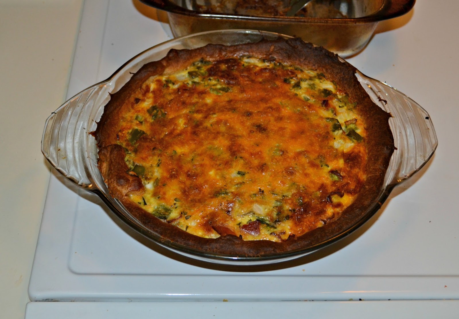 CSA Wednesdays Purslane, Pepper, and Onion Quiche HezziD's Books