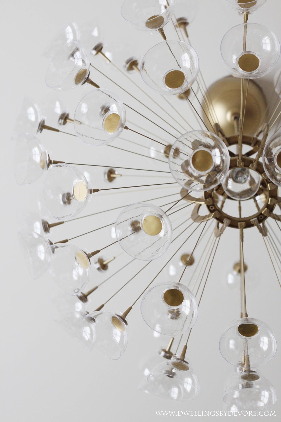 Dwellings By DeVore DIY sputnik chandelier