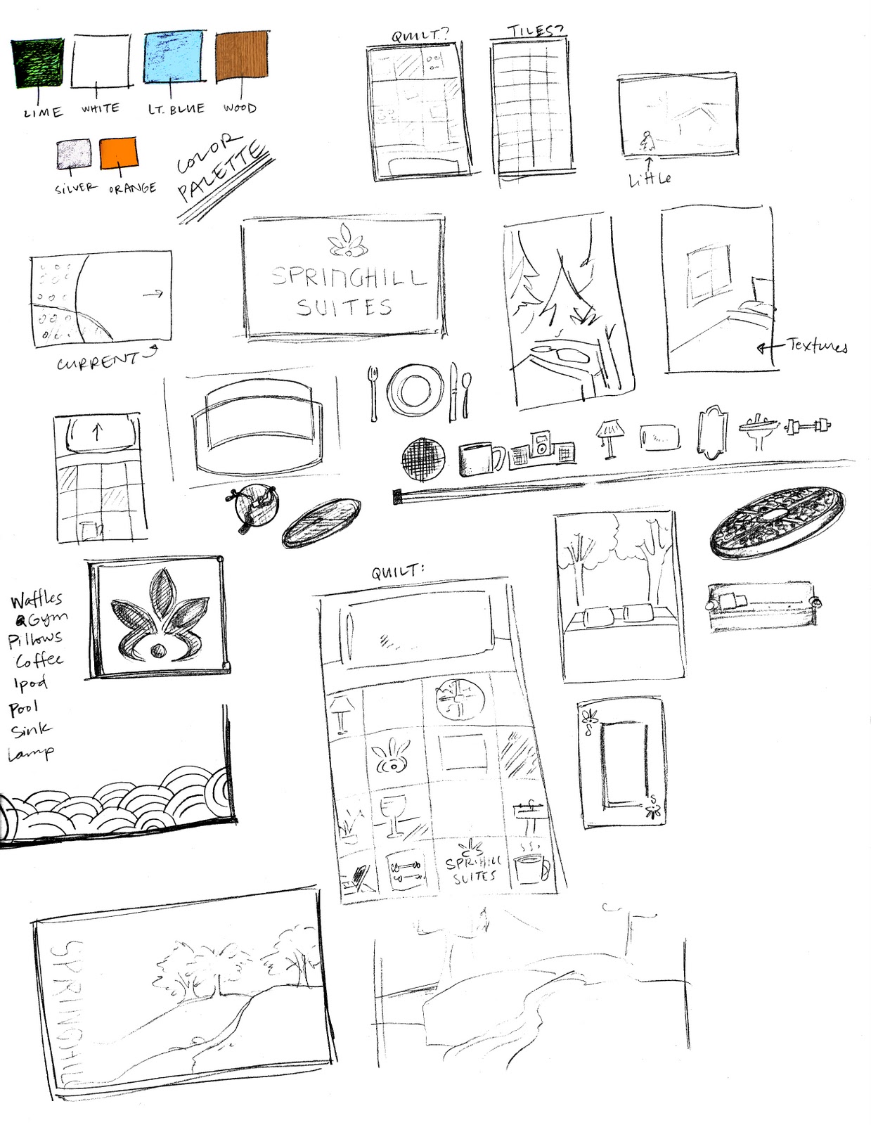 Sketches Of Lamps