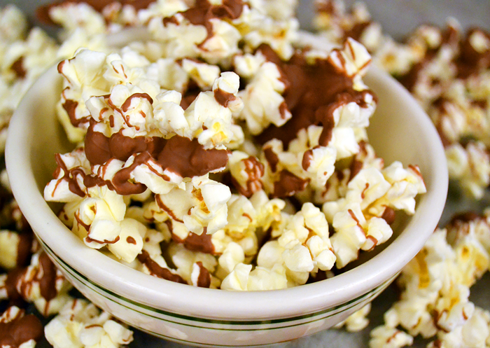 chocolate covered popcorn