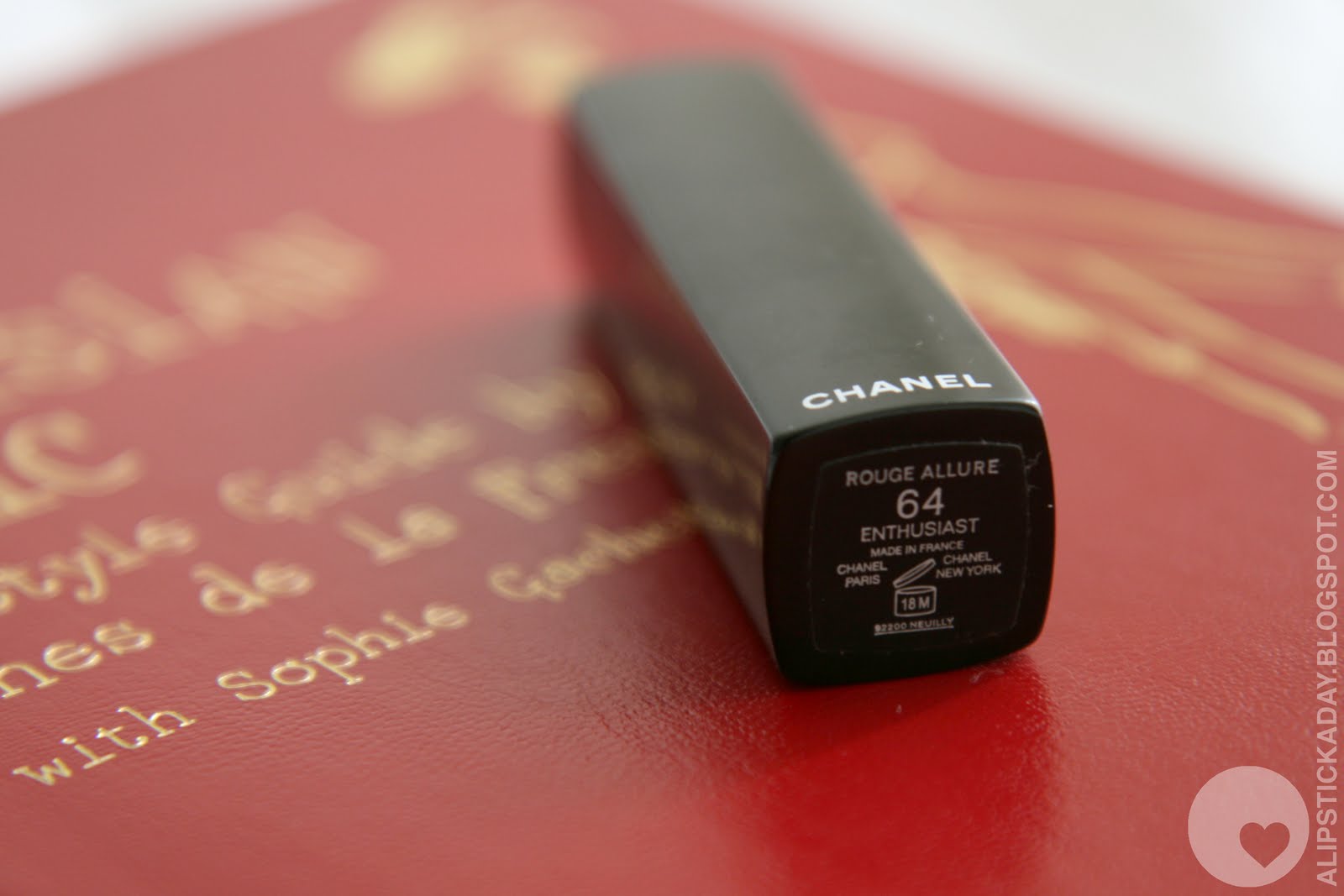 A LIPSTICK A DAY: Lipstick of the day #1 revisited: Chanel Rouge