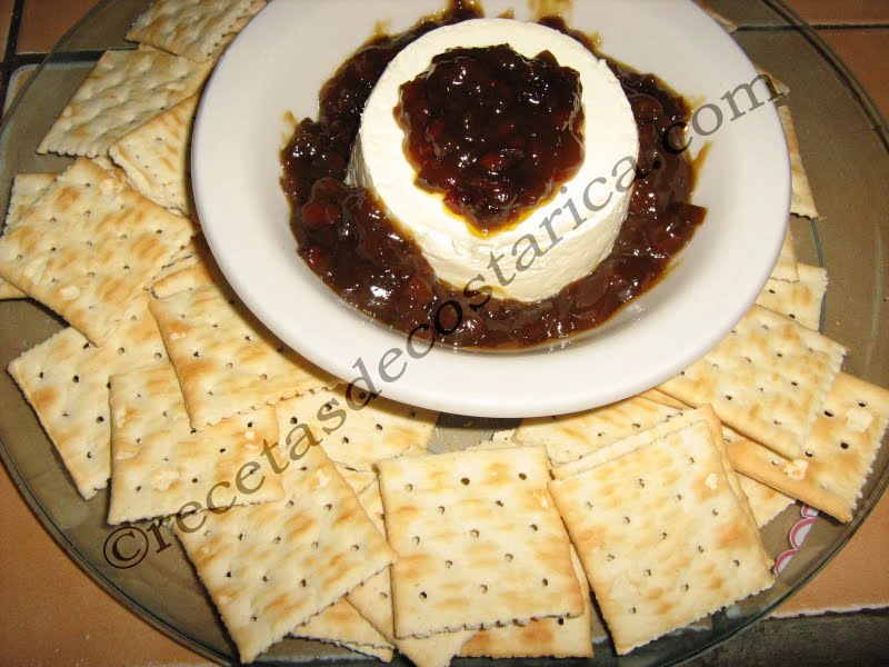 Cocina Costarricense dip de chile dulce