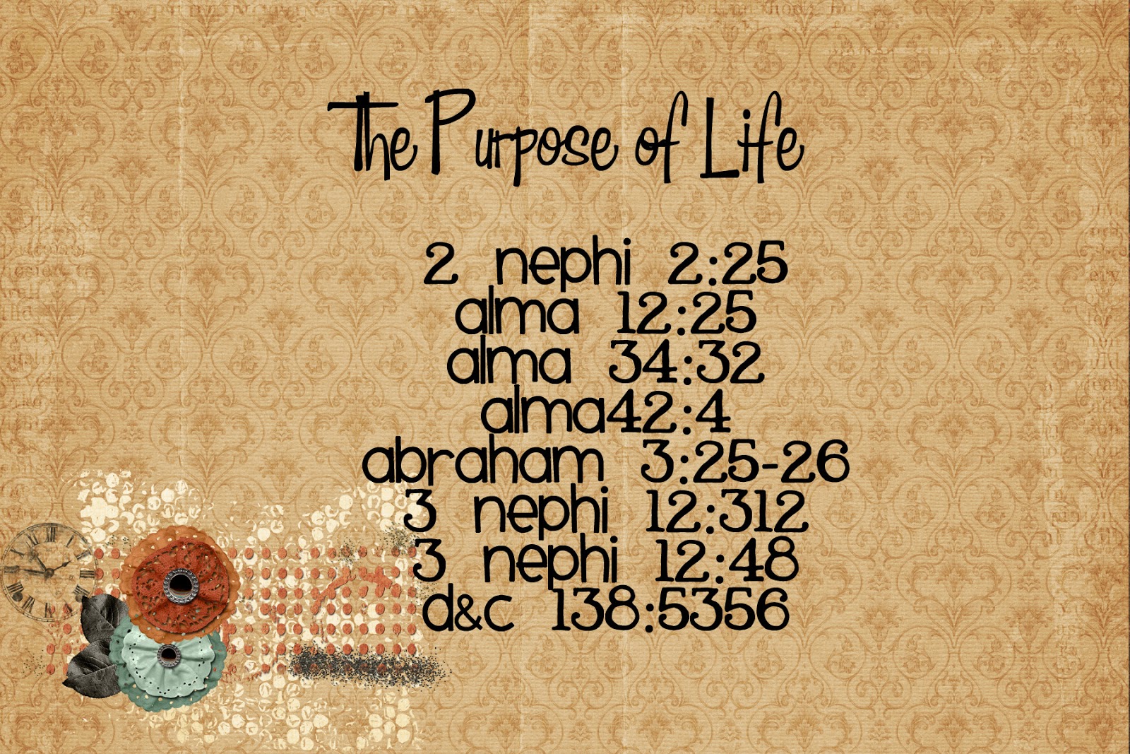 LDS Handouts The Plan of Salvation What is the purpose of life?