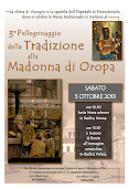 3° PELLEGRINAGGIO DELLA TRADIZIONE AL SANTUARIO DI OROPA