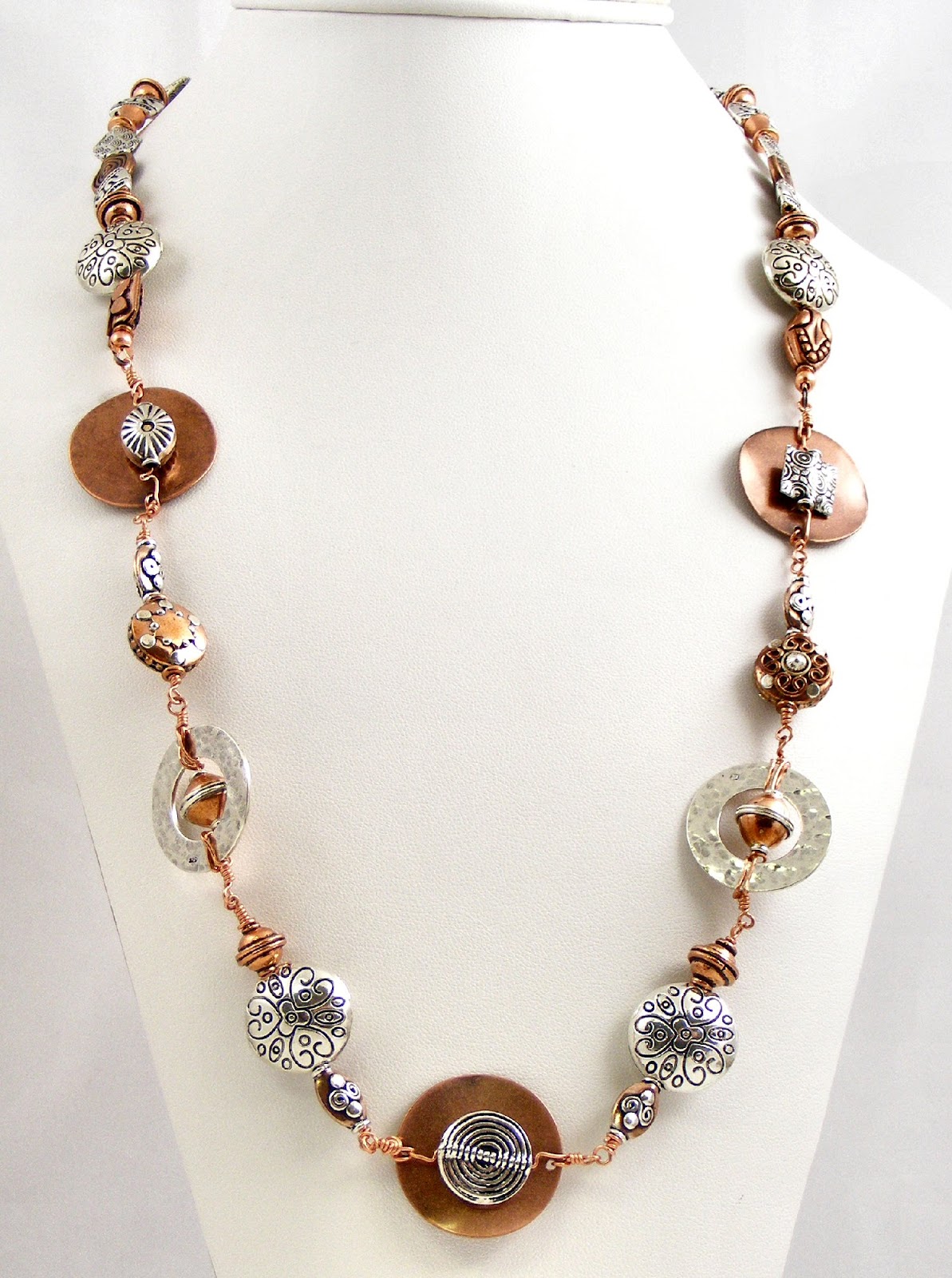 Sweet Freedom Designs Custom Mixed Metals Wirework Necklace